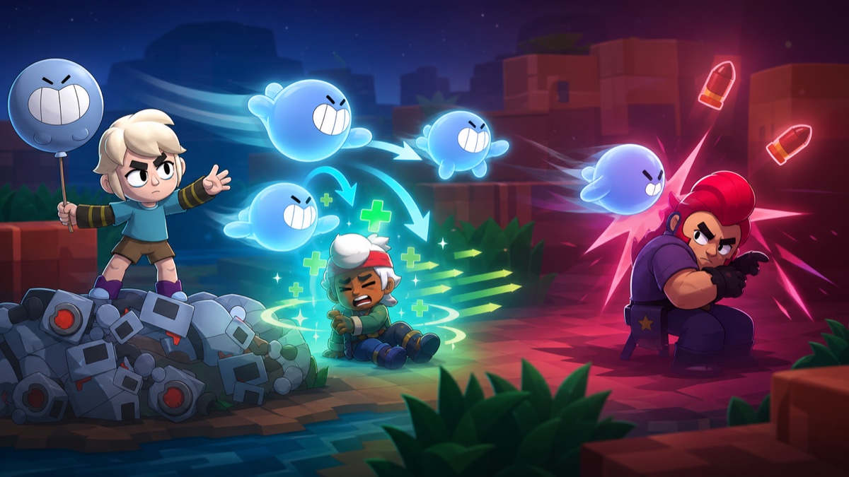 Gus spirits support allies and disrupt enemies